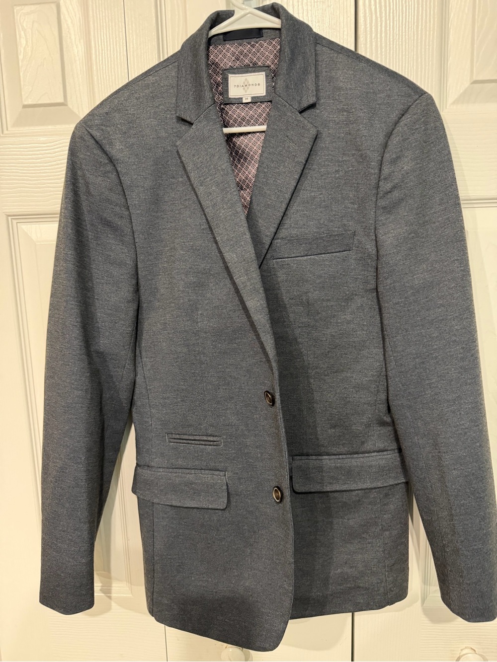7 Diamonds Men's Heather Gray Blazer